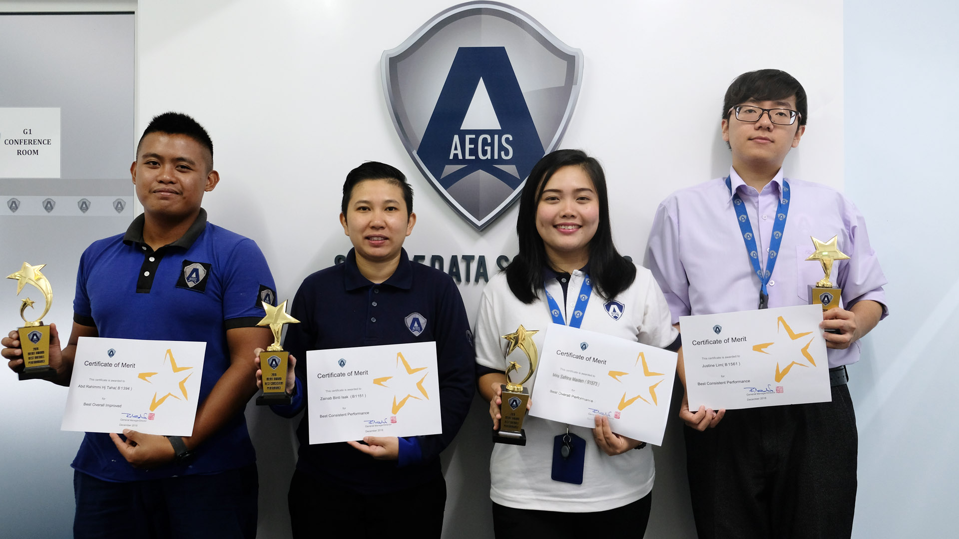 Staff Merits Award 2018 - AEGIS Group Brunei